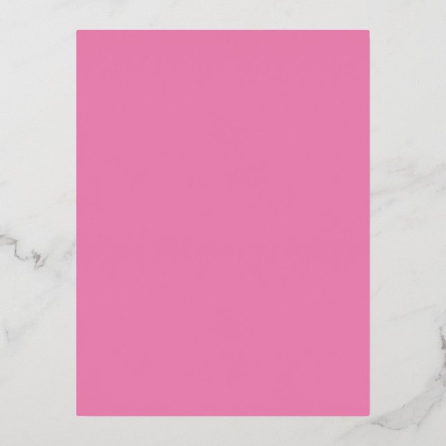 Carte Postale De Vacances En Aluminium Rose #EF8484, Cadillac rose (Recto)