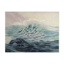 Carte postale de Vague de gratitude douce