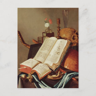 Carte Postale De Vanitas toujours la vie