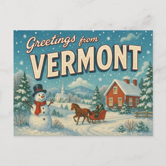 Carte postale de VERMONT (Devant)
