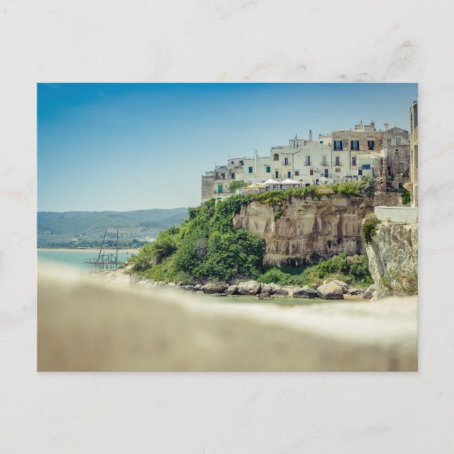 Carte postale de Vieste, Pouilles, Italie (Devant)