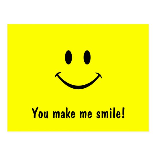 Carte Postale De Visage Vous M Incitez A Sourire Zazzle Ch