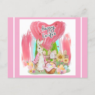 Carte postale de voeux de Pâques