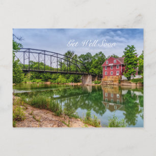 Carte postale de vœux de rétablissement pour l'été