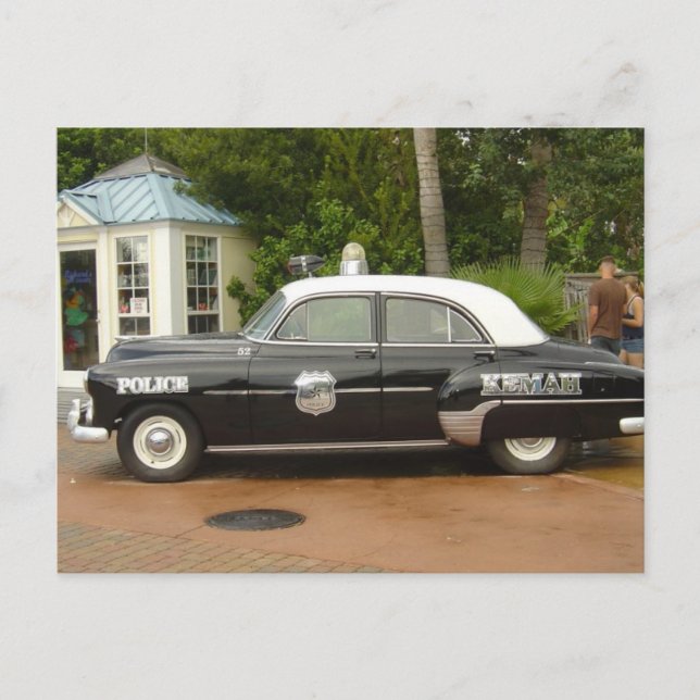 Carte Postale De 'voiture 51 polices de Chevrolet (Devant)