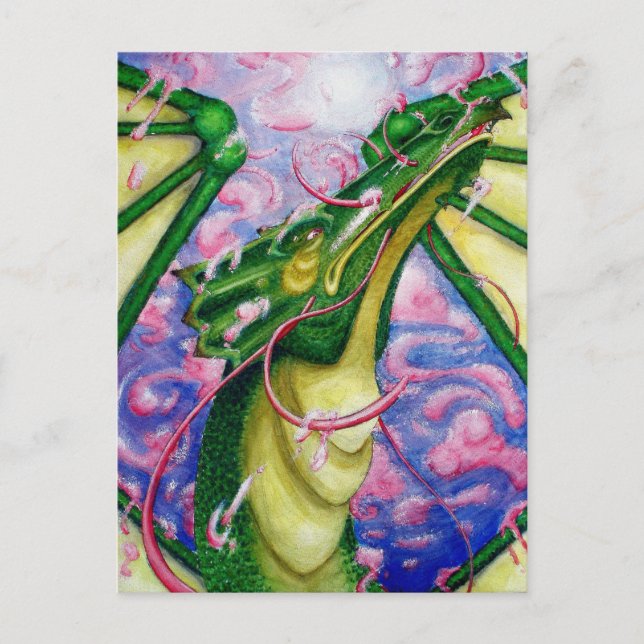 Carte postale de vol Dragon (Devant)