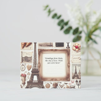 Carte postale de voyage