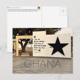 Carte postale de voyage à Accra, Ghana