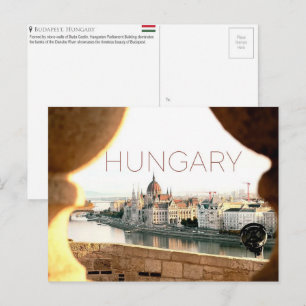 Carte postale de voyage à Budapest, Hongrie