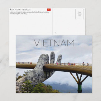 Carte postale de voyage à Da Nang, Vietnam