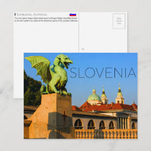 Carte postale de voyage à Ljubljana, Slovénie