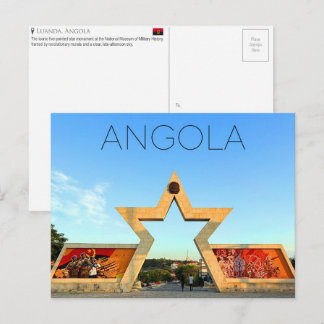 Carte postale de voyage à Luanda, Angola