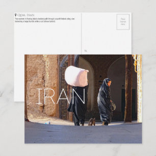 Carte postale de voyage à Qom, Iran
