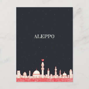 Carte postale de voyage Alep Syrie
