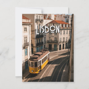 Carte postale de voyage de Lisbonne