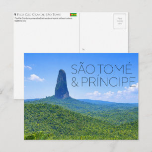 Carte postale de voyage de São Tomé et Príncipe