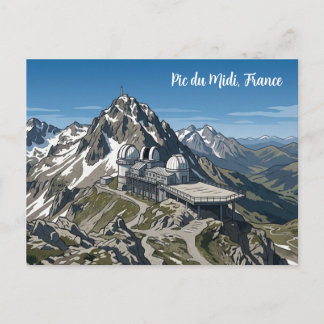 Carte postale de voyage Pic du Midi France