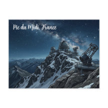 Carte postale de voyage pour observer les étoiles