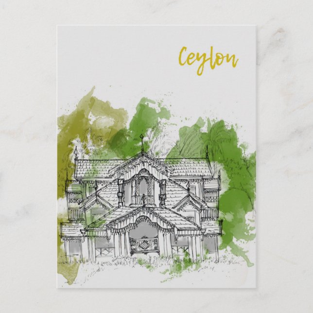 Carte postale de voyage Srilanka (Devant)