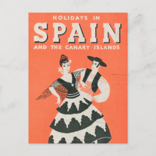 Carte postale de voyage vintage