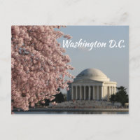 Carte postale de Washington DC au printemps