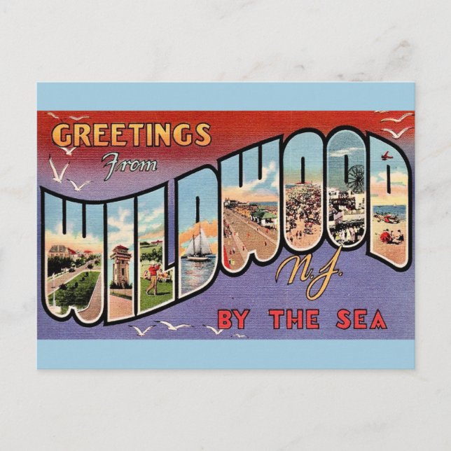 Carte postale de Wildwood By the Sea (Devant)