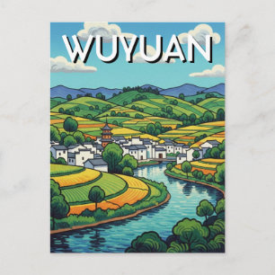 Carte postale de Wuyuan Chine