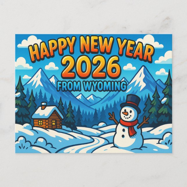 Carte postale de WYOMING (Devant)