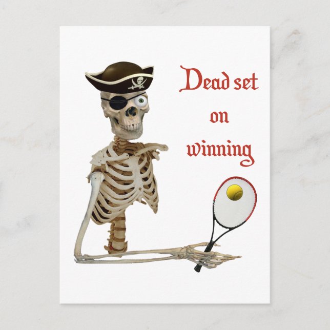 Carte Postale Dead Set Tennis Pirate (Devant)