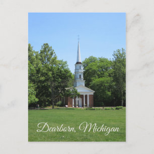 Carte postale Dearborn Michigan Chapelle
