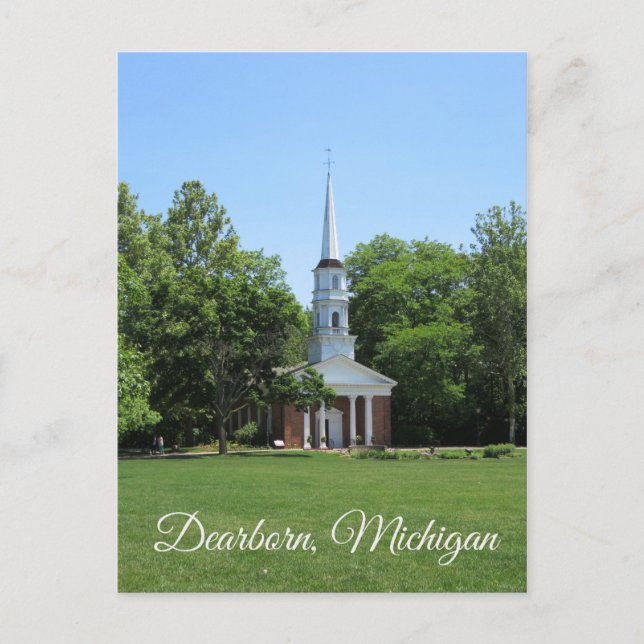 Carte postale Dearborn Michigan Chapelle (Devant)