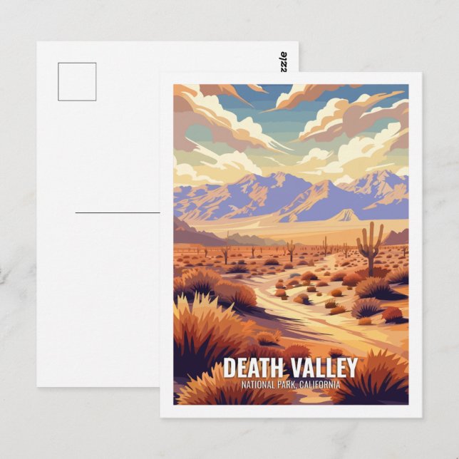 Carte Postale Death Valley National Park California USA (Devant / Derrière)