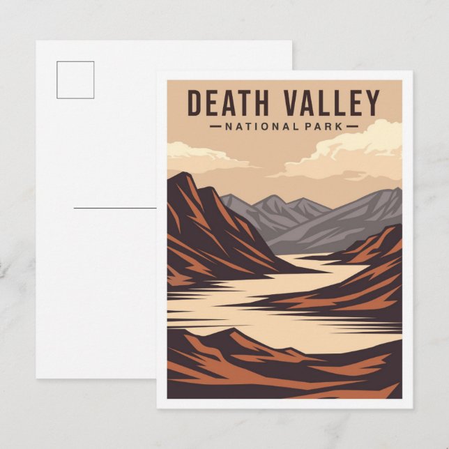 Carte Postale Death Valley National Park California USA Travel (Devant / Derrière)