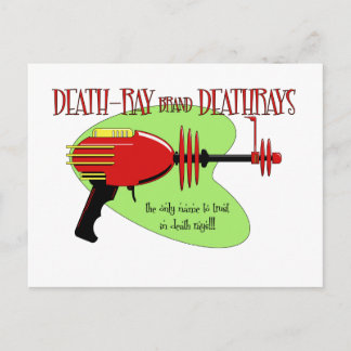 Carte Postale deathray brand deathrays