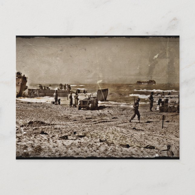 Carte Postale Débarquements le jour J Images assorties (Devant)