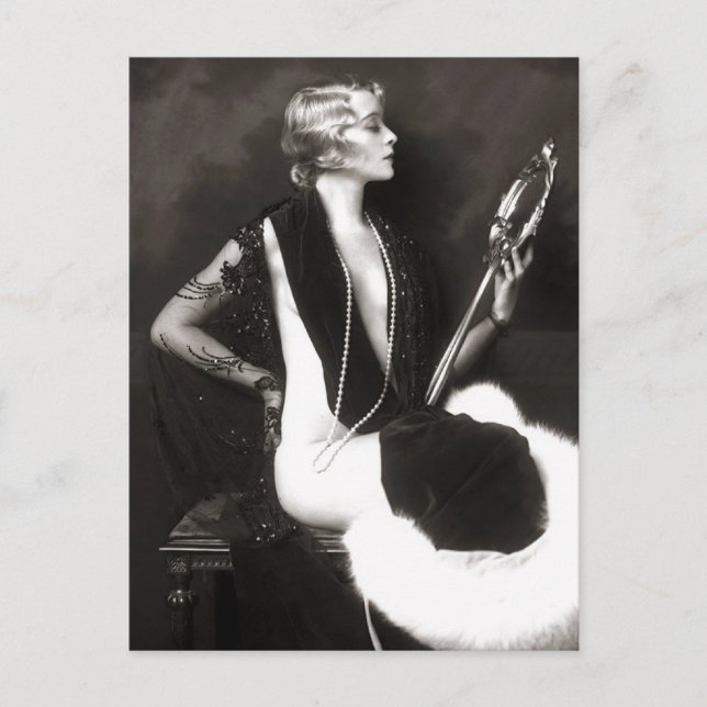 Carte Postale Début des années 1900, le French Pin Up (Devant)