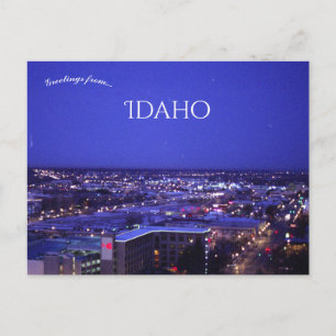 Carte Postale Début du matin à Boise Idaho