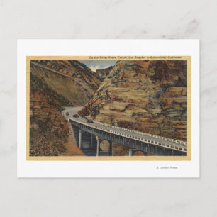 Carte Postale Décalage de la route Ridge, Aller à Bakersfield