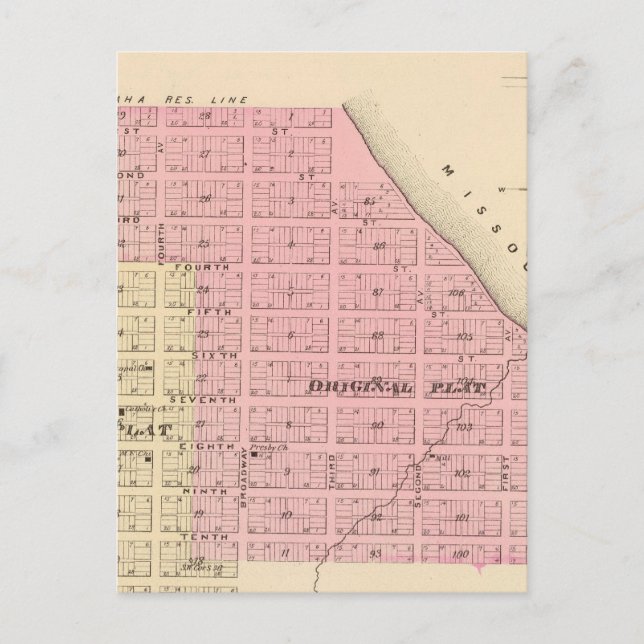 Carte Postale Decatur, Nebraska (Devant)