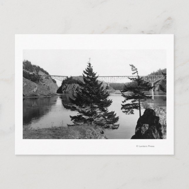 Carte Postale Deception Pass Bridge, Washington View Photographi (Devant)