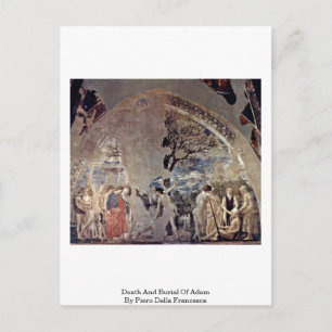 Carte Postale Décès Et Enterrement D'Adam Par Piero Della France