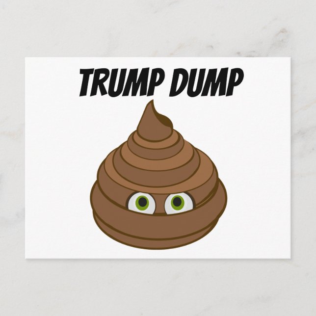 Carte Postale Décharge de Trump (Devant)