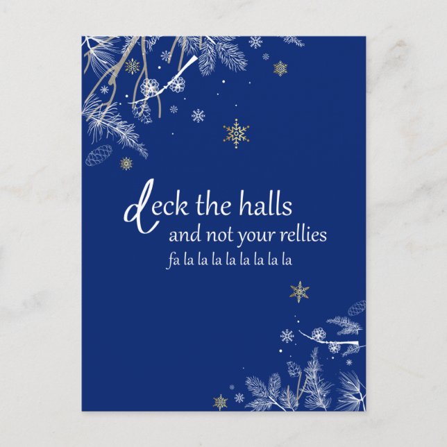 Carte postale Deck the Halls Holiday (Devant)