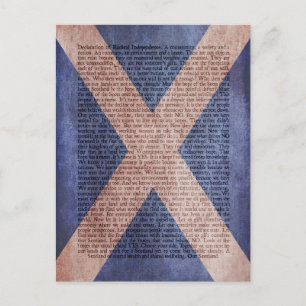 Carte postale Déclaration d'indépendance radicale