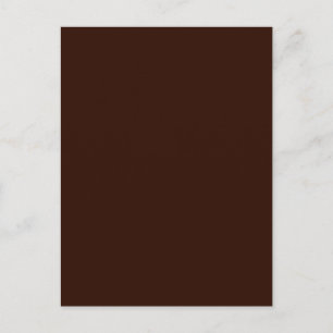 Carte Postale Décor couleur Brown très riche Personnalisable