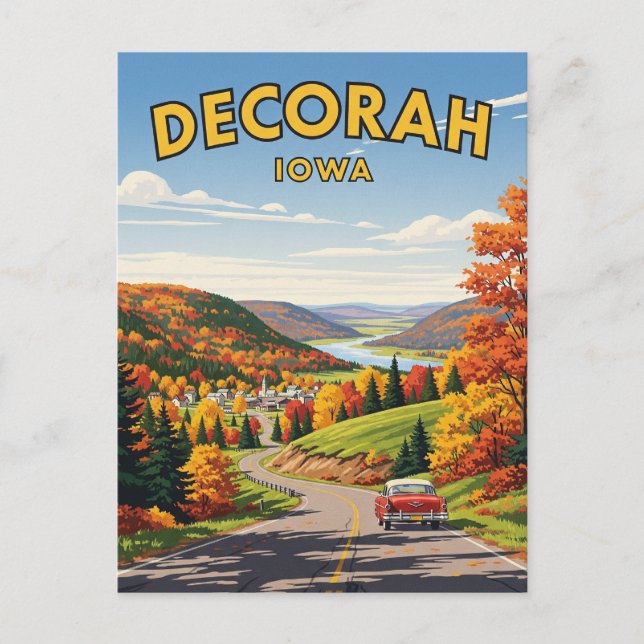 Carte Postale Decorah Iowa Travel (Devant)
