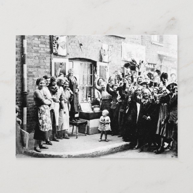 Carte Postale Décoration de jubilé dans l'East End (Devant)