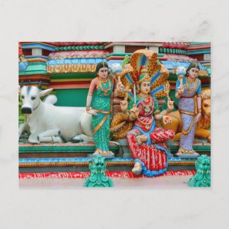 Carte Postale Décoration du temple hindou
