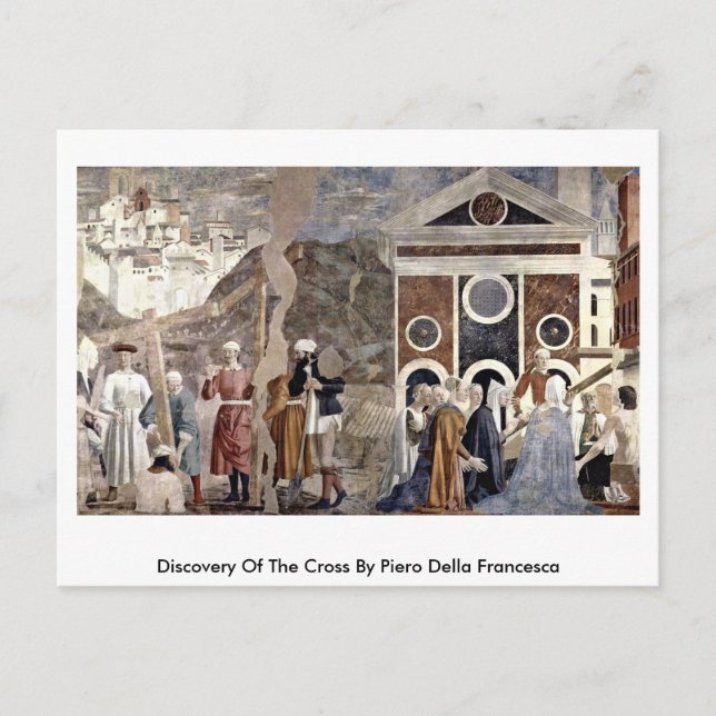 Carte Postale Découverte De La Croix Par Piero Della Francesca (Devant)