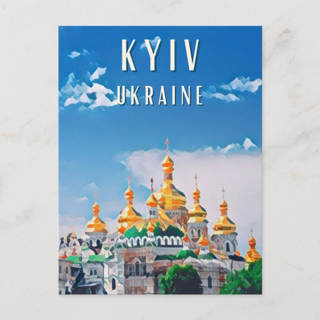 Carte Postale Découvrez la beauté de Kiev (Devant)